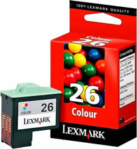 Lexmark 26 colour ink cartridge