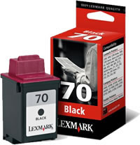 Lexmark 70 black ink cartridge