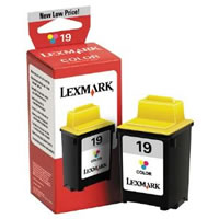 Lexmark 19 moderate use colour ink cartridge