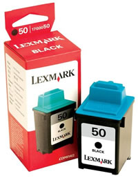 Lexmark 50 black ink cartridge