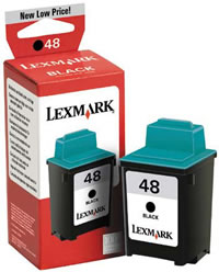 Lexmark 48 moderate use black ink cartridge
