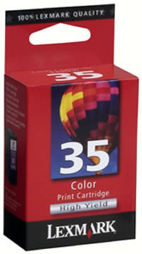 Lexmark 35 high yield colour ink cartridge