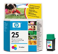 HP 25 colour ink cartidge