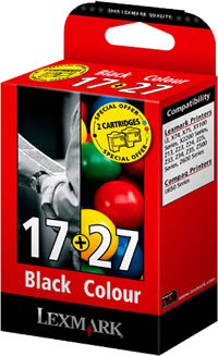 Lexmark 17 and 27 combo pack