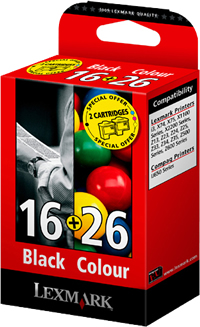 Lexmark 16 and 26 combo pack