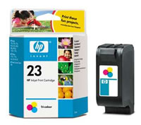 HP 23 colour ink cartridge