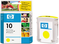 HP 10 yellow ink cartridge