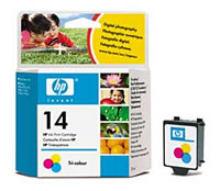 HP 14 colour ink cartridge
