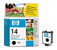 HP 14 black ink cartridge