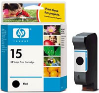 HP 15 black ink cartridge