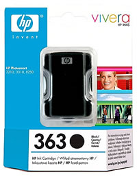HP 363 black ink cartridge