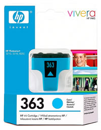 HP 363 cyan ink cartridge