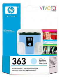 HP 363 light cyan ink cartridge
