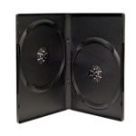 Double DVD case black