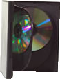 6 way DVD case black