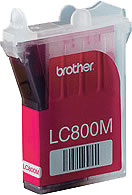 Brother LC800M magenta ink cartridge