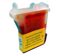 Brother compatible LC800Y yellow ink cartridge