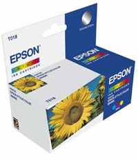 Epson T018 colour ink cartridge