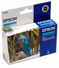 Epson T0482 cyan ink cartridge