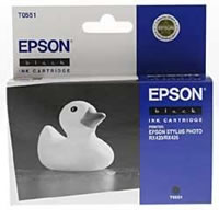 Epson T0551 black ink cartridge
