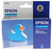 Epson T0552 cyan ink cartridge