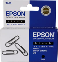 Epson T066 black ink cartridge