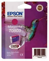 Epson T0803 magenta ink cartridge