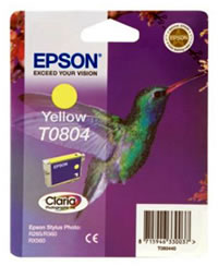 Epson T0804 yellow ink cartridge