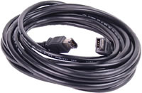 Firewire IEEE1394 6 pin to 6 pin  -  5m