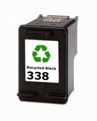 HP 338 remanufactured black ink cartridge