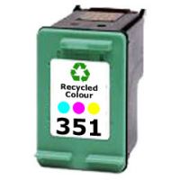 HP 351 remanufactured colour ink cartridge