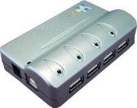 USB 2.0 External 4 port compact hub