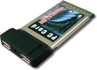 USB 2.0 2 port PCMCIA card bus for laptop