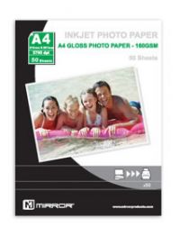 50 sheets A4 160g Premium Plus High Gloss coated inkjet paper