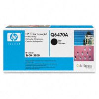 HP Q6470A original black toner cartridge