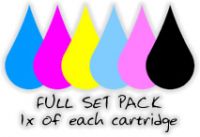 Epson compatible T0481 / 482 / 483 / 484 / 485 / 486 full set pack