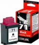 Lexmark 71 moderate use black ink cartridge