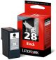 Lexmark 28 moderate use black ink cartridge