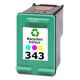 HP 343 remanufactured colour ink cartridge