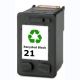 HP 21 remanufactured DOUBLE INK black ink cartridge