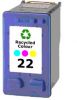 HP 22 remanufactured DOUBLE INK colour ink cartridge