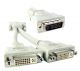 DVI Splitter Cable, Splits the DVI-D signal to 2x DVI Monitors