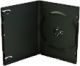 Single DVD case black 14mm spine