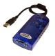 USB 2.0 VGA Adaptor. Adds provision for another SVGA Monitor to a USB Port